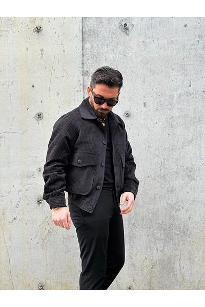 MİS MODA Men's Seasonal Velvet Coat