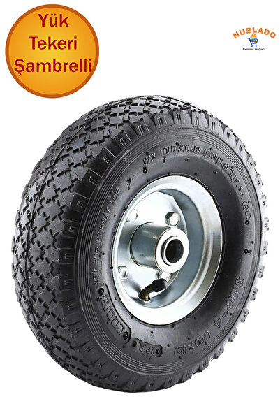 NUBLADO BRO El Arabası Yük Taşıma Tekeri Siboplu Bilyeli Rulmanlı Havalı Dubl...