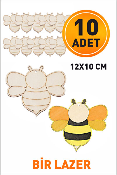 birlazer Arı Dekorlu Ahşap Boyama Okul Diy Etkinlik Aktivite Sanat