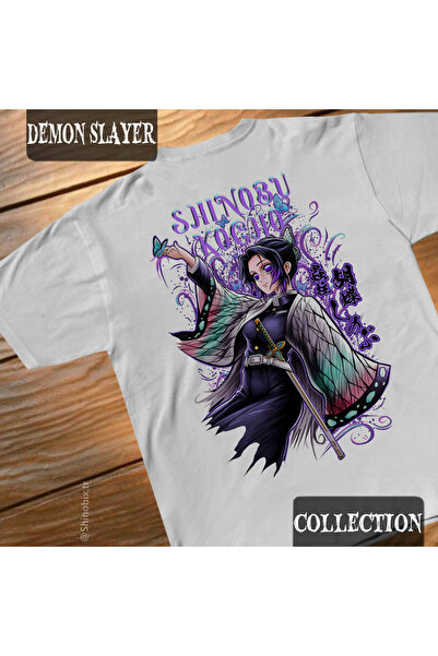 SHINOBIX تي شيرت شيطان القاتل أنيمي شينوبو كوتشو كبير الحجم