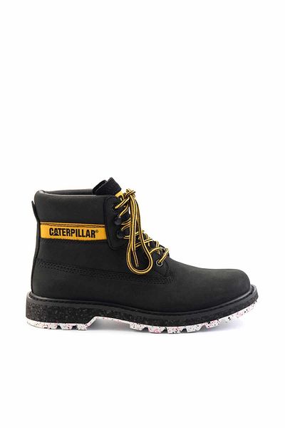 Caterpillar Men's Boots - Black Genuine Leather, Bootie - Cat 1111115401