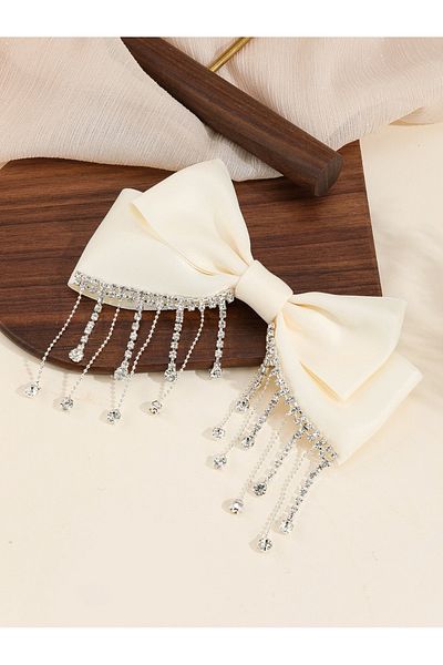 CSR AKSESUAR zircon stone dangle bow buckle
