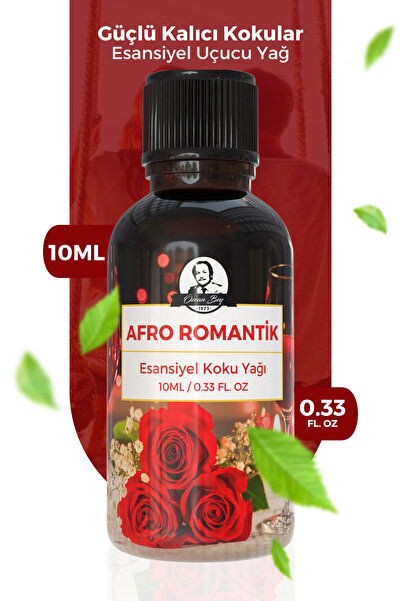 Özcan Bey Afro Romantik Amber Kokulu Esansiyel Uçucu Koku Yağı Buhurdanlık Ya...