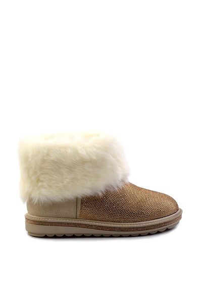 Bambi Γυναικείες Μπότες & Μποτάκια Beige Suede K02192186002