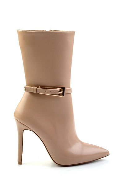 Bambi Μπεζ Γυναικείες Μπότες - K02209029409 Model Bootie