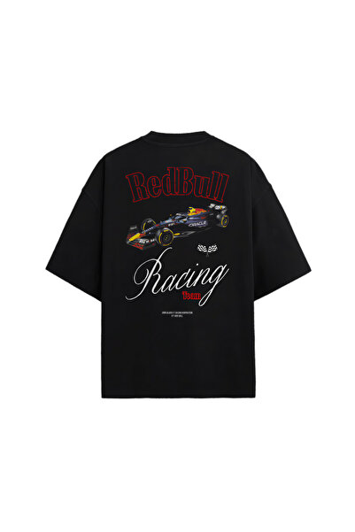 SVART WEAR RED BULL RACKING Tricou Premium Imprimat Oversize Unisex