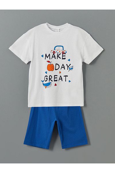 LC Waikiki Boys Printed T-Shirt and Shorts - Set of 2