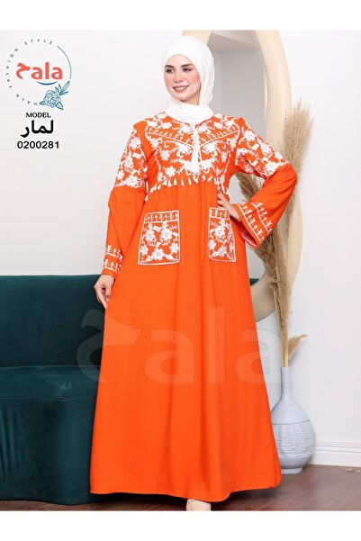 Genrics جلابية استقبال فبران قطن مريحة وانسيابية