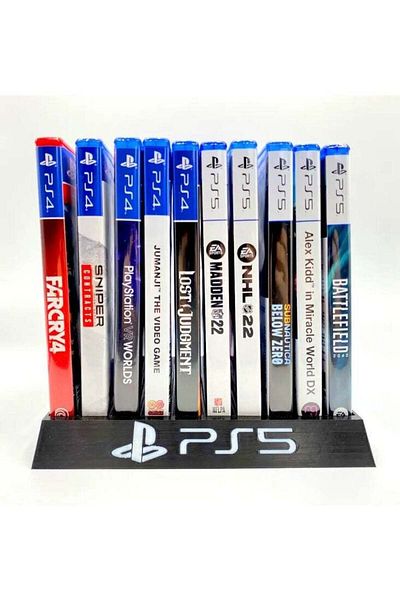 3D Brothers حامل عرض ممتاز لعلب ألعاب PS5 لتنظيم القرص بشكل مثالي