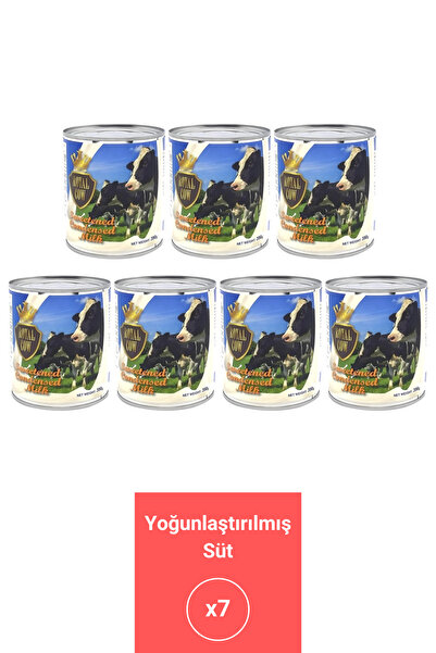 Royal Cow Sweetened Condensed Milk Yoğunlaştırılmış Süt 7'li Set
