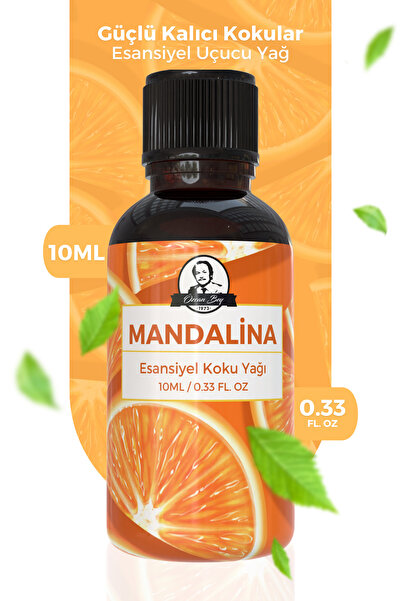 Özcan Bey Mandalina Kokulu Esansiyel Uçucu Koku Turunçgiller Yağı Buhurdanlık...