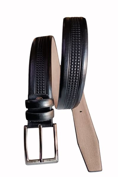 GOLEM Men's Classic Trouser Belt, Suit, Fabric and Canvas Trouser Belt