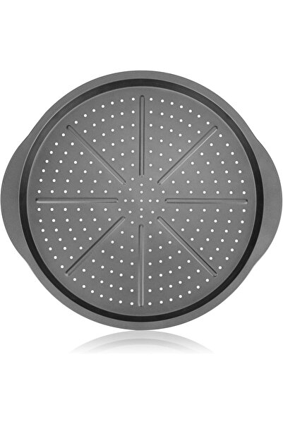 Home Zone قوالب خبز بيتزا غير لاصقة بفتحات مقاس 15 بوصة للفرن وللمطاعم والخبز...