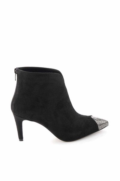 Bambi Μαύρα Suede Γυναικείες Μπότες & Μποτάκια K 02226111302