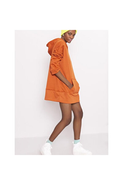 Freya Kalın Polar Yumoş Sweatshirt Elbise