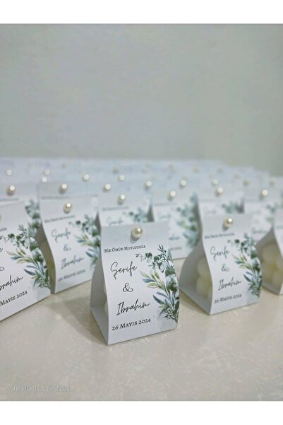 Bernami Söz Nişan Düğün Kına Hediyesi Mum Bubble Mum Hediyelik 10 ADET