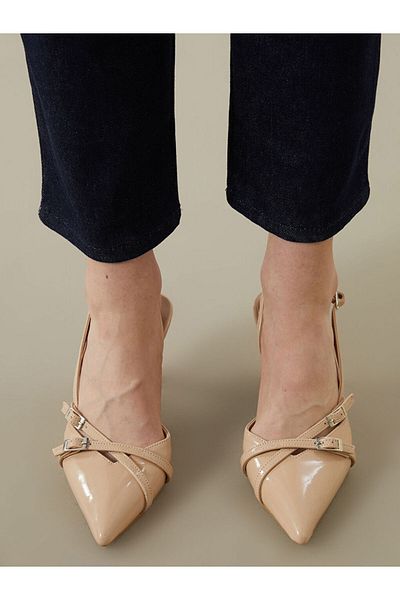 LC Waikiki New Season Pointed Toe Women's Heeled Shoes - S5Cv67Z8