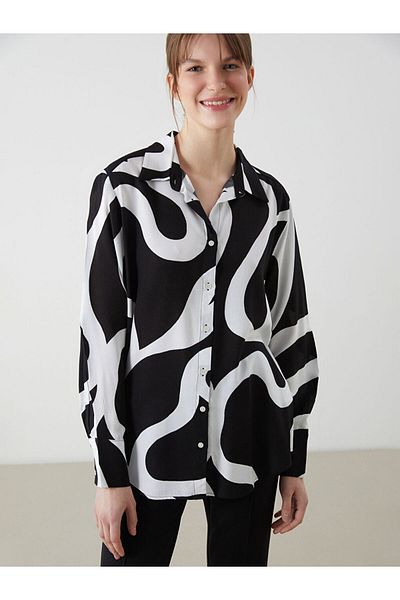 LC Waikiki New Season Patterned Women's Shirt Tunic - S5Kq50Z8