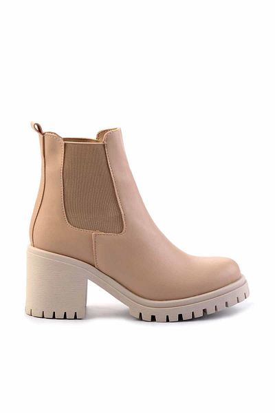 Bambi Γυναικείες μπότες Nude Color - K 02824201909   Μοντέλο μποτάκι
