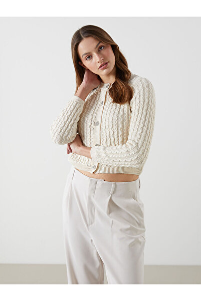 LC Waikiki Sparkling Choices from Shining Store Zero Roba Collar Self Embroid...