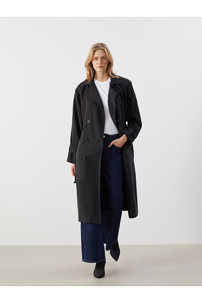 LC Waikiki Trench pentru femei New Season - Guler - Model Seba S54187Z8