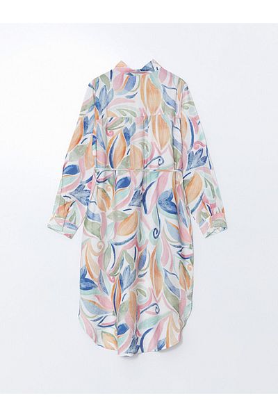 LC Waikiki New Season Patterned Oversize Women's Shirt Tunic - S5Kf85Z8