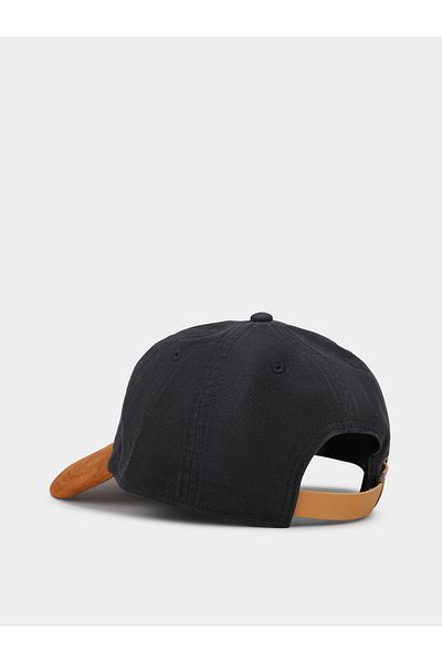 Timberland Unisex Zig Zag Stitch Baseball Cap - Black Hat