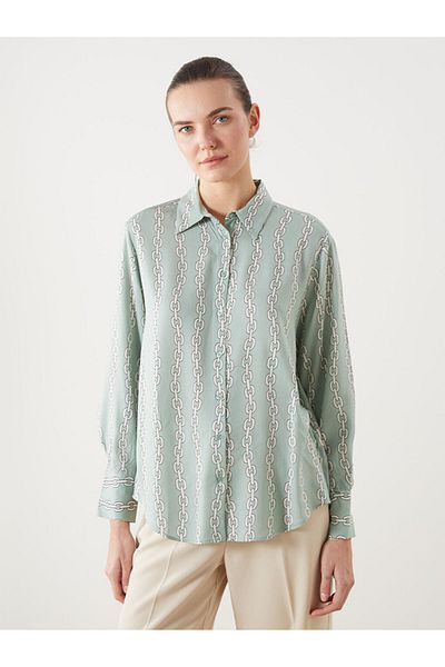 LC Waikiki New Season Patterned Women's Shirt Tunic - S5Kq50Z8