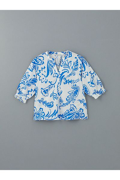 LC Waikiki Bluză de damă cu guler cu flori de sezon nou - S5JU39Z8