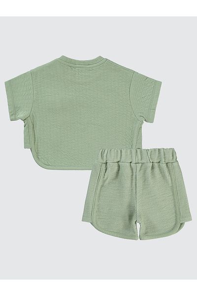 Civil Baby 6-18 Months Baby Boy Shorts Set - Khaki