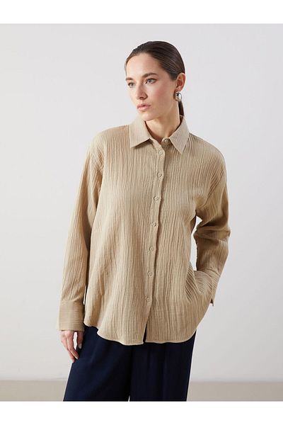 LC Waikiki New Season Duz Muslin Women's Shirt Tunic - S5Gc58Z8