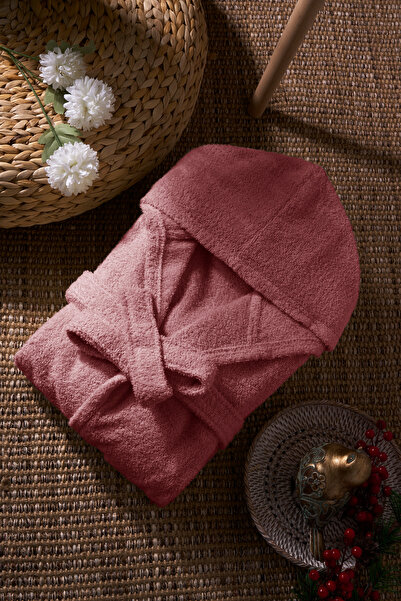My Catherine Gonca Premium 100% Cotton Hooded Bathrobe | High Water Absorbency and Luxurious Comfort | Quick Drying