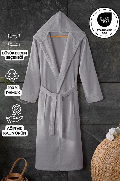 My Catherine Μπουρνούζι Gonca Premium 100% βαμβακερό με κουκούλα |   Υψηλή απορρόφηση νερού και πολυτελής άνεση |   Γρήγορο στέγνωμα