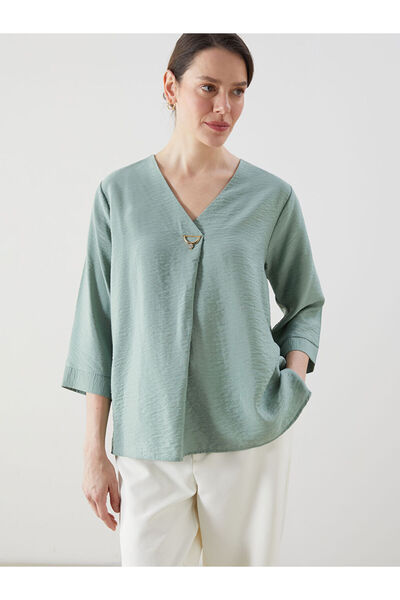 LC Waikiki Esvab • Modern & Distinctive V Planted Women's Blouse