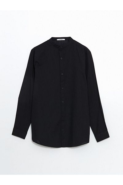 LC Waikiki Regular Fit Long Sleeve Poplin Men's Shirt
