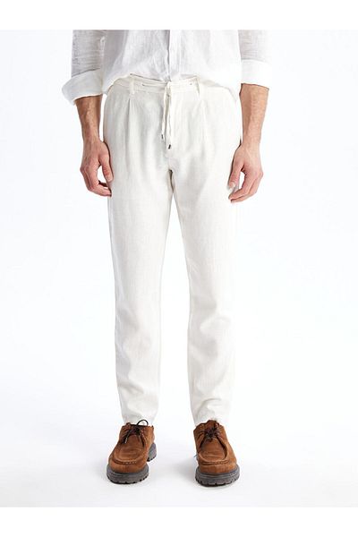 LC Waikiki New Season Slim Fit Linen Blend Men's Trousers - S5Ee27Z8