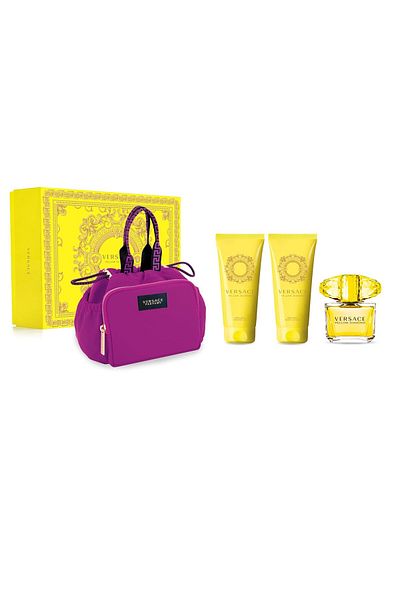 Versace Versace Yellow Diamond 4 Piece Gift Set - New Eau De Toilette Spray 3 oz