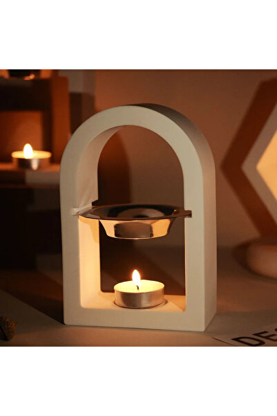 Yuva Concept Hediye Seti Buhurdanlık Tütsü Yakıcı Soya Wax 100% Dogal Mumluk ...