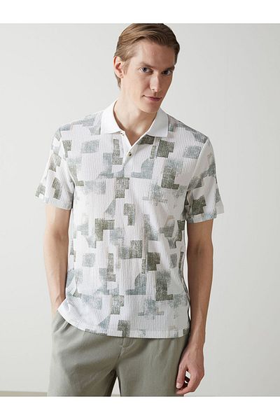 LC Waikiki Νέα σεζόν Polo γιακά με κοντό μανίκι ανδρικό Tisort - S5FH90Z8
