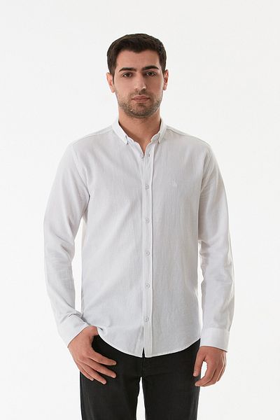 Fulla Moda Βασικό πουκάμισο με κουμπιά
