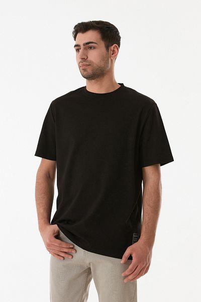 Fulla Moda Μπλουζάκι Basic Single Jersey Fabric Crew Neck