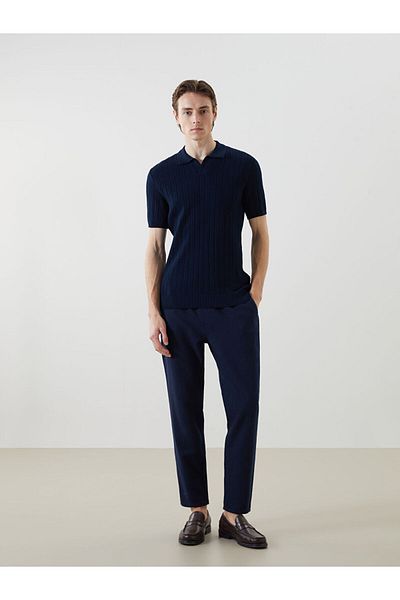 LC Waikiki Polo Neck Short Sleeve Men's Knitwear Sweater