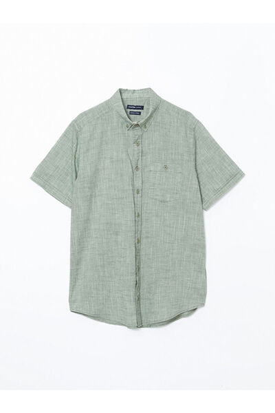 LC Waikiki Quality Parts from Celebi Store |   Regular Fit Linen Blend Men's Shirt