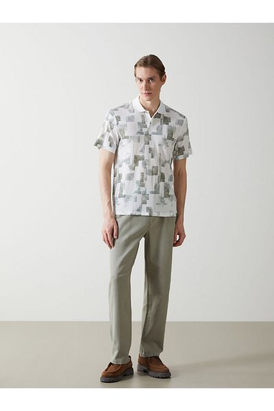 LC Waikiki Νέα σεζόν Polo γιακά με κοντό μανίκι ανδρικό Tisort - S5FH90Z8
