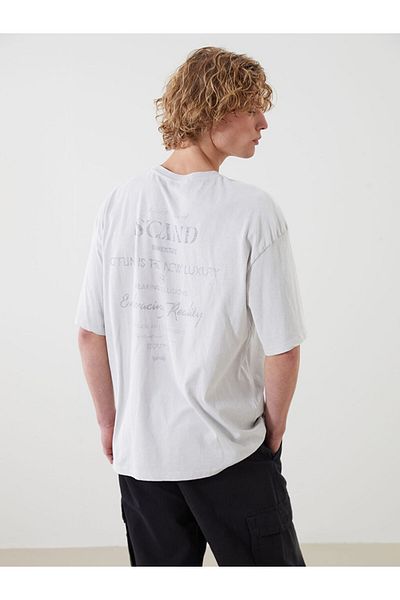 LC Waikiki Crew Neck Short Sleeve Printed Combed Cotton Men's T-Shirt