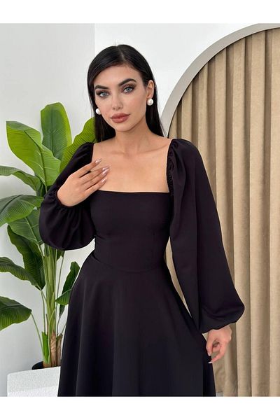 Kokosh moda Φόρεμα Nouna με μανίκια με μπαλόνι