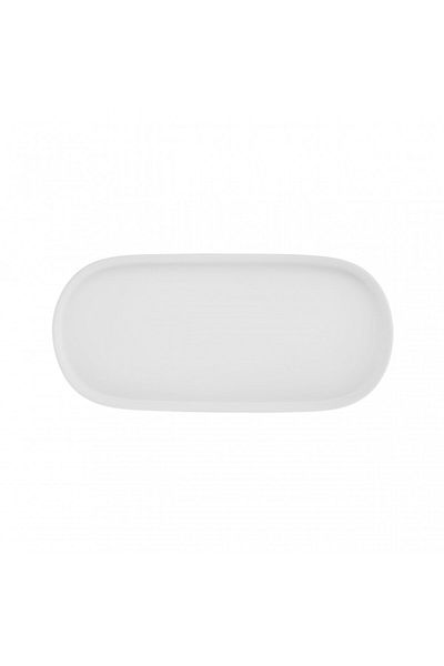 Karaca Streamline Favaro 53-Teiliges 12-Personen Geschirrset Platin Weiß