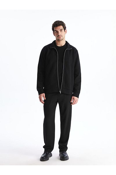 LC Waikiki LCW Vision Stehkragen Langarm Herren Sweatshirt mit Reißverschluss