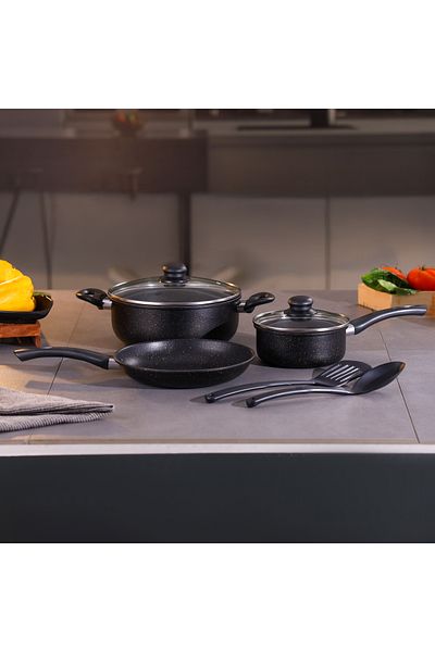 ROYALFORD Elite 7-Piece Forged Aluminum Cookware Set- RF12622