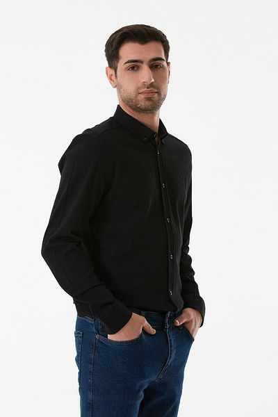 Fulla Moda Πουκάμισο με κουμπιά από ύφασμα